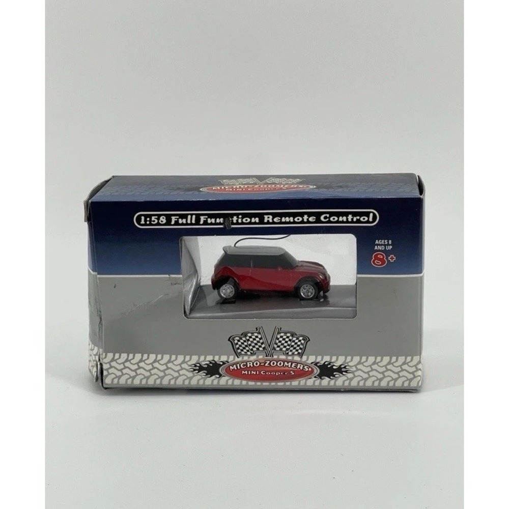 Mini Cooper S RC Car 1:58 Micro Zoomers Excalibur Control Remoto Nuevo
